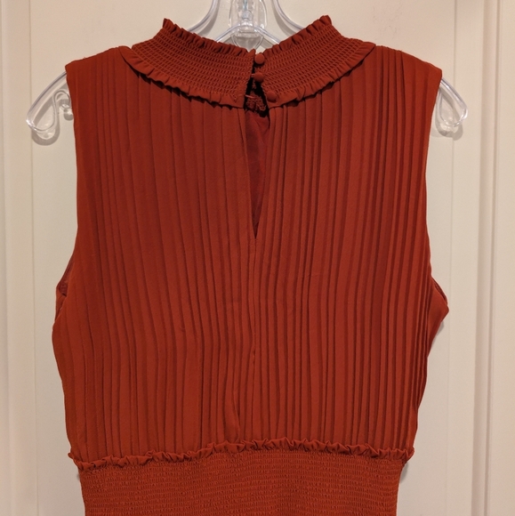 NANETTE LEPORE Pleated Midi Dress, New w/ Tags, 10 - Picture 5 of 13